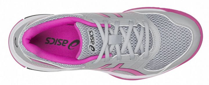 Asics Gel-Rocket 8 Mid Grey Pink Glow